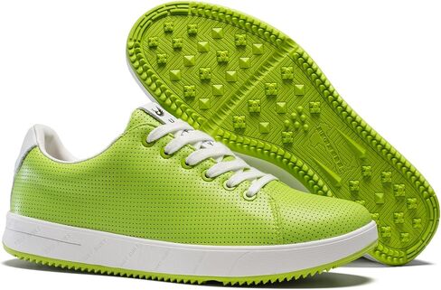 Men's Golf Shoes Professional Spikeless Leather Sneakers Non Slip Low Top Lightweight Comfort Travel Walking Shoes in Saudi Arabia