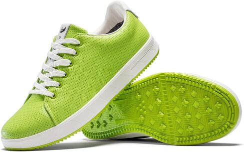 Men's Golf Shoes Professional Spikeless Leather Sneakers Non Slip Low Top Lightweight Comfort Travel Walking Shoes in Saudi Arabia