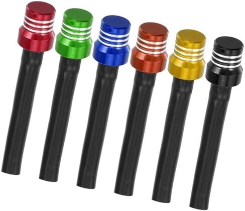 6Pcs Colorful Gas Cap Vent Tube with Valve Ball,Fuel Gas Tank Cap Breather Vent Hose, Two-way Breather Tube Vent for Motorcycle 50cc 110cc 125cc 150cc Pit Bike Tao tao Kids ATV Quad Trail Bike in Saudi Arabia