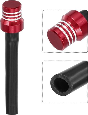 6Pcs Colorful Gas Cap Vent Tube with Valve Ball,Fuel Gas Tank Cap Breather Vent Hose, Two-way Breather Tube Vent for Motorcycle 50cc 110cc 125cc 150cc Pit Bike Tao tao Kids ATV Quad Trail Bike in Saudi Arabia