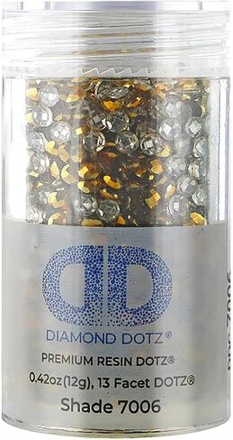 DIAMOND DOTZ ® - أسطوانة Diamond Dotz 2.8 مم 12G DOTZ - ألماس AB معدني بلاتيني، خرز طلاء ماسي حر، خرز فني ماسي، ماس مطلي بالألماس، خرز ماسي in Saudi Arabia