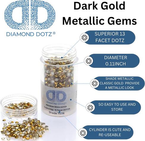 DIAMOND DOTZ ® - أسطوانة Diamond Dotz 2.8 مم 12G DOTZ - ألماس AB معدني بلاتيني، خرز طلاء ماسي حر، خرز فني ماسي، ماس مطلي بالألماس، خرز ماسي in Saudi Arabia