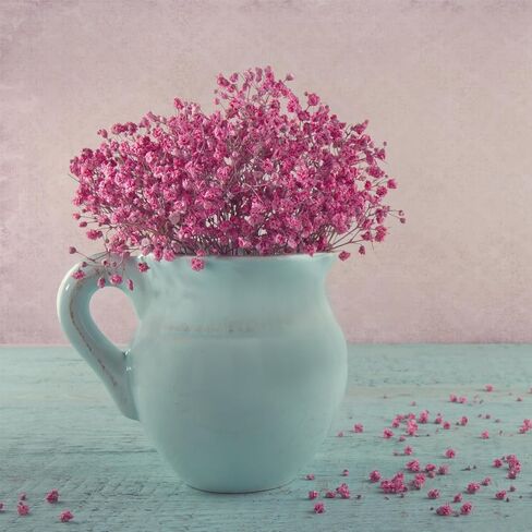 MECCANIXITY Artificial Dried Baby's Breath Flowers 12 Inch Gypsophila Red Natural Baby's Breath Branches for Wedding Party Home Decoration 1 Pcs in Saudi Arabia