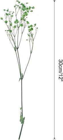 MECCANIXITY Artificial Dried Baby's Breath Flowers 12 Inch Gypsophila Red Natural Baby's Breath Branches for Wedding Party Home Decoration 1 Pcs in Saudi Arabia