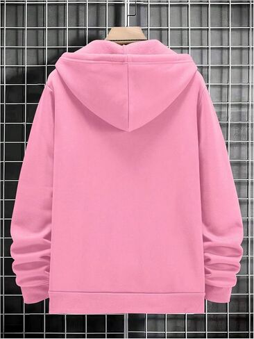 SOLY HUX Men's Graphic Zip Up Hoodies Sweatshirt Drawstring Long Sleeve Casual Streetwear Jacket in Kuwait