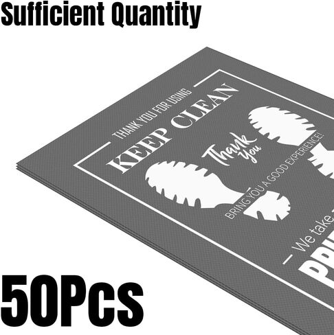 50 Pcs Disposable Floor Mats Details for Car: Portable Non-Woven Floor Mats Detailing for Interior Car Vehicle Protection (Grey) in Saudi Arabia