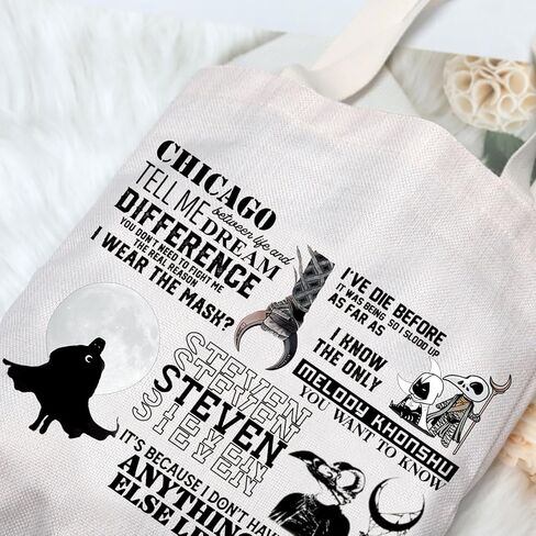G2TUP Knight Khonshu Handbag Tote Comic Fan Shopping Work Bag Spector Steven Aesthetic Shoulder Bag in Saudi Arabia