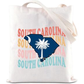 ENSIANTH South Carolina Vacation Tote Bag Palmetto State Travel Tourist Gift South Carolina Souvenirs Gift Girl Trip Gift
