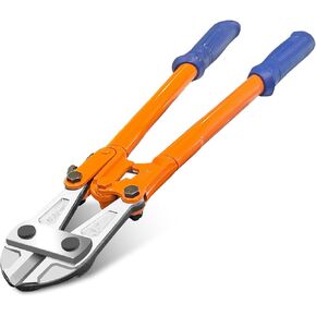 18" Medium Size Bolt Cutter: Soft Grip Rubber Ergonomic Handle Cutters Cutting Fence, Steel Wire, Chain, Screws, Rivet and Medium Padlock, Heavy-Duty