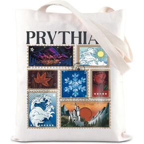 TGBJE Velaris City of Starlight Gift Fantasy Novel Tote Bag Velaris Prythian Night Court Shoulder Bag Bookish Gift SJM Gift (Prythian tote)