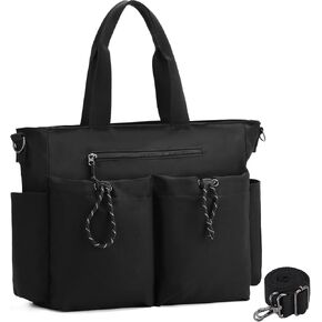 VX VONXURY Tote Bag for Women Crossbody Bag with Multi Pockets Work Bag for Large Women Handbag For Travel Daily Gym