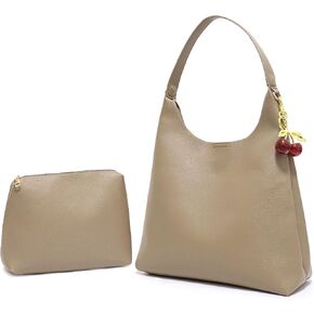 2025 Slouchy Vegan Leather Hobo Bags for Women, Tote Purse Shoulder Handbags for Travel Work