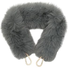 Faux Fur Bag Handle Strap, Replacement Handle Bag Purse Strap, Womens Winter Short Bag Strap,for Handbag,Shoulder Bag
