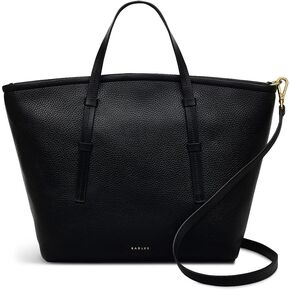RADLEY London – Angel Lane -Faux Crocodile Zip Around Large Tote Bag - Ideal Womens Work Bag with Top Handle (Black) (BLACK)