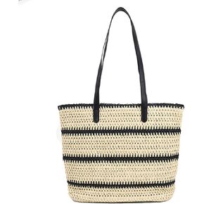 Women Beach Bag Large Straw Shoulder Bag Summer Straw Handbag