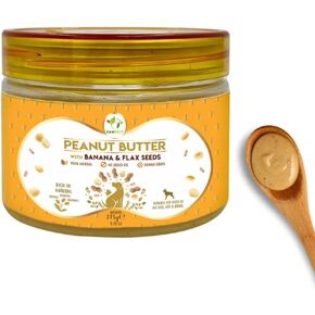 Peanut Butter with Blueberry - Contains Antioxidants | Supports Overall Health | Food Toppers for Dogs | No Added Salt/Oil/Sugar | Ideal for Treating & Training | Topper for Lick Mats (9.70oz)