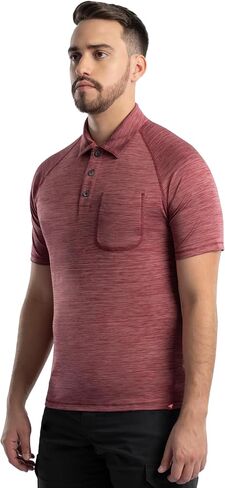Wrangler Men's Performance Workwear Short Sleeve Polo Shirt in Saudi Arabia