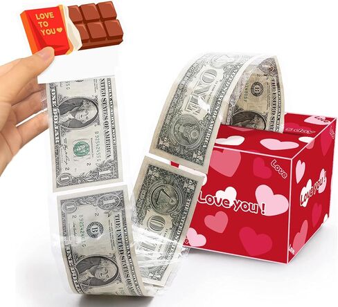 Happy Birthday Day Money Box for Cash Gift Pull,Money Gift Boxes for Cash,Money Box for Cash Gift Black & Gold Money Holder for Cash with Pull Out Card DIY Set Surprise Birthday Gift Box (D) in Saudi Arabia