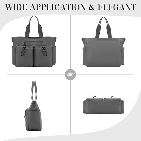 VX VONXURY Tote Bag for Women Crossbody Bag with Multi Pockets Work Bag for Large Women Handbag For Travel Daily Gym in Kuwait