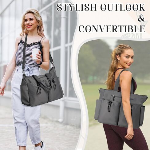 VX VONXURY Tote Bag for Women Crossbody Bag with Multi Pockets Work Bag for Large Women Handbag For Travel Daily Gym in Kuwait