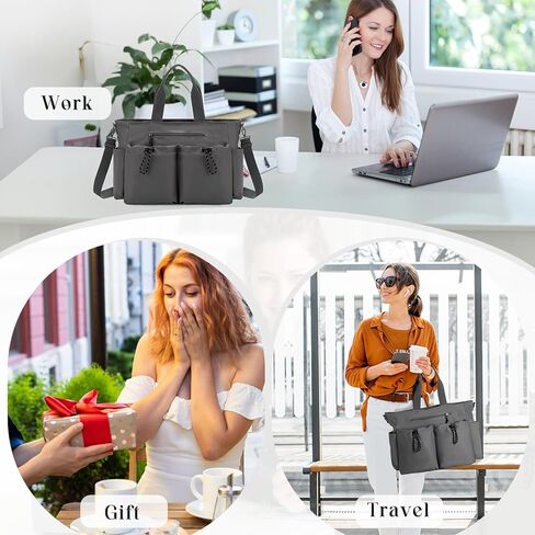 VX VONXURY Tote Bag for Women Crossbody Bag with Multi Pockets Work Bag for Large Women Handbag For Travel Daily Gym in Kuwait