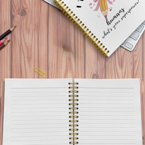 Teacher Gifts It's A Good Day To Tiny Humans Journaling Notebooks, Trendy Coquette Pencil Bows Spiral Notebook, Best Teacher Gifts for Women, Hardcover Spiral Notebooks College Ruled 5.5 x 8.3 in Saudi Arabia