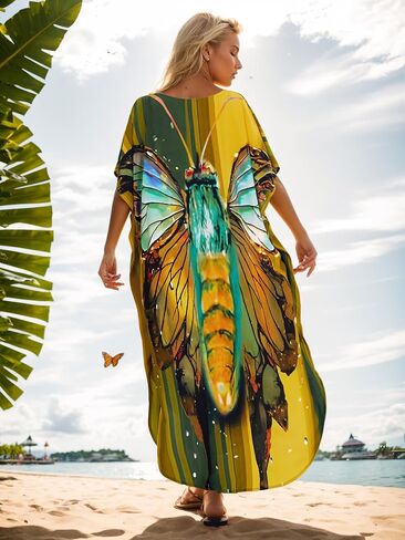 Kaftan Dresses for Women Plus Size-Caftans for Women Plus Size-Kaftan for Women-Caftan for Women，One Size,US S-4XL in Saudi Arabia