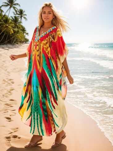 Kaftan Dresses for Women Plus Size-Caftans for Women Plus Size-Kaftan for Women-Caftan for Women，One Size,US S-4XL in Saudi Arabia