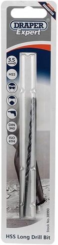 Draper 39079 Expert HSS Extra Long Drill Bit, 12.5mm Ø x 200mm in Saudi Arabia