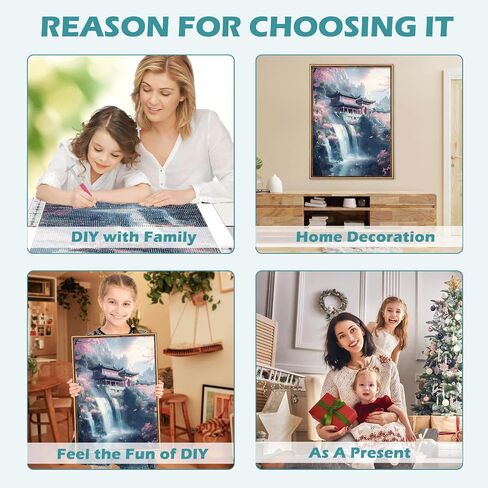 MEIYUDA Christmas Diamond Art Kits for Adults, DIY Christmas Tree and Snowmen Diamond Art Painting, Winter Round Full Drill Gem Art Crafts for Home Wall Decor Presents 12x16inch in Saudi Arabia