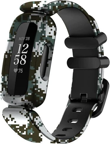سوار بديل من السيليكون لساعة Fitbit Ace 3/Inspire 2 البديلة، in Saudi Arabia