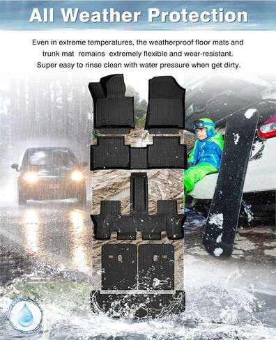 Mixsuper Truck Bed Mat for Tacoma 2005-2023, Only for 5ft Bed, All Weather Bed Liner for Tacoma Accessories TPE Durable Odorless Black in Saudi Arabia
