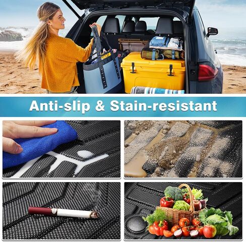 سجادة سرير شاحنة Mixsuper لـ Tacoma 2005-2023، فقط لسرير 5 أقدام، بطانة سرير مناسبة لجميع الأحوال الجوية لملحقات Tacoma TPE متينة عديمة الرائحة باللون الأسود in Kuwait