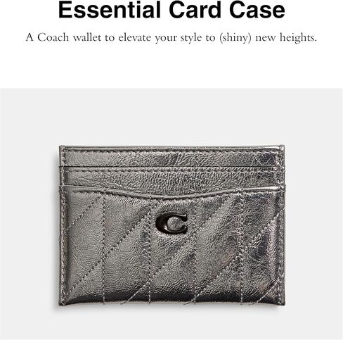 COACH Women's Essential Card CASE, B4/Black in Saudi Arabia