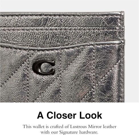 COACH Women's Essential Card CASE, B4/Black in Saudi Arabia
