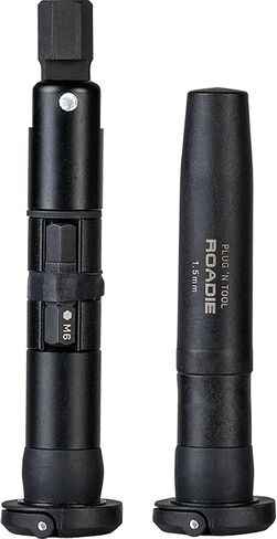 Topeak Plug'n Tool Mountain، مجموعتان من الأدوات، تناسب مقود MTB، مع أداة إصلاح الإطارات بدون أنابيب مقاس 3.5 مم، و7 قطع أدوات in Saudi Arabia