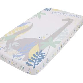 NoJo Seas The Day Multi Sea Animals Blue and White 100% Cotton Photo Op Fitted Crib Sheet