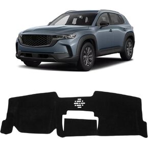 KUST Car Dashboard Cover Mat for Kia Seltos 2021-2025 Left Hand Driving Non-Slip Dashboard Mat Pad Interior Accessories for Kia Seltos Custom Fit Dash Mat Sunshade Windshield Glare Black