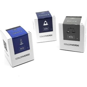 Colorverse Ink - The Mini Collection - 3 Pack - 5ml Fountain Pen Ink Bundle - #19 Redshift, #64 Mars Attacks & #16 Andromeda