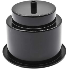 MARINE CITY Black Plastic Cup Drink Holder with Center Drain Hole - Ideal for Boats, Yachts, RVs, Caravans, Cars (Pack of 1)
