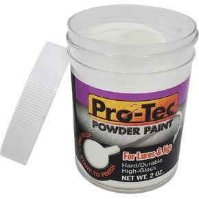 Pro-Tec Jigs and Lures Powder Paint, Jig Head Fishing Paint, Fishing Lure Paint (Glow Bright Green) in Saudi Arabia
