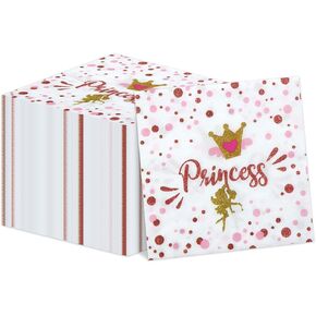 100Pcs Game On Napkins, Disposable Level Up Napkins, Gaming Paper Party Napkins, Gamer Party Napkins for for Boys Game On Birthday Party Supplies, 13 x 13 Inches