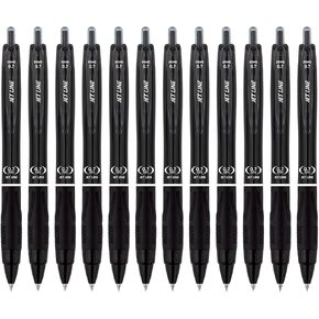 لوازم مكتب قلم حبر جاف JVPEN - كتابة سلسة متسقة، سلسلة Jet-line، بدون تلطخ، أقلام كتابة ناعمة، للمعلم، الدراسة (0.7 مم Jet3B biz baby متنوعة_4 عبوات) in Kuwait