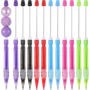 32 PCS Beadable Mechanical Pencil, 0.7mm Beadable Pencils, Multi Color Mini Mechanical Pencils Drawing Pencils, Mechanical Small Pencils for Writing Drawing Sketching DIY Crafting