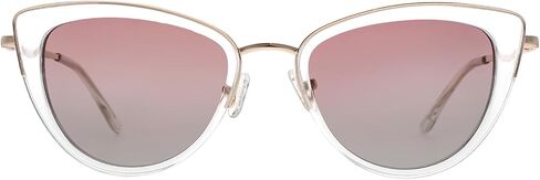 FAA'N 2024 Retro Big Frame Cat Eye Polarized Sunglasses Women with Spring Hinge(Brown Purple) in Saudi Arabia