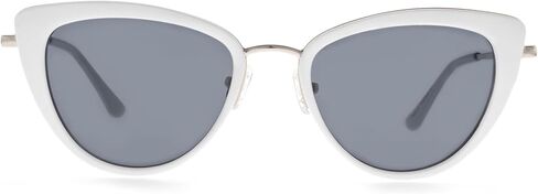 FAA'N 2024 Retro Big Frame Cat Eye Polarized Sunglasses Women with Spring Hinge(Brown Purple) in Saudi Arabia