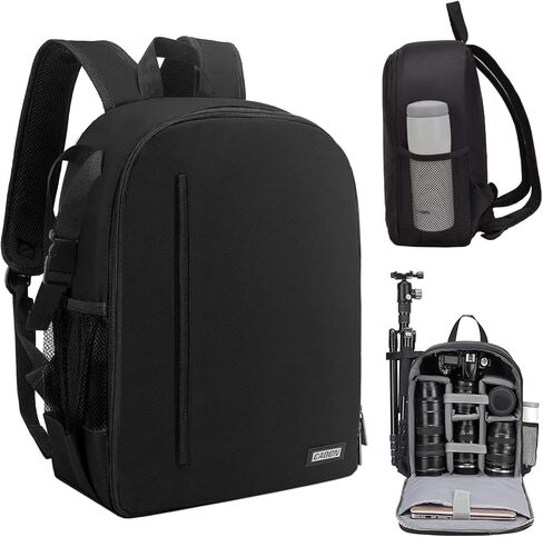 حقيبة ظهر كاميرا CADeN احترافية لكاميرا DSLR/SLR بدون مرآة مقاومة للماء، حافظة كاميرا متوافقة مع هاتف Sony Canon Nikon in Kuwait