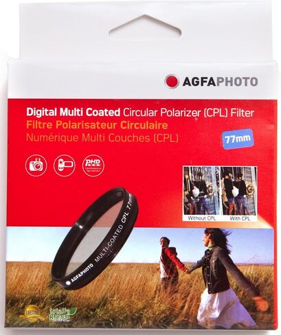AGFA 77mm Multi-Coated Circular Polarizing (CPL) Filter in Saudi Arabia