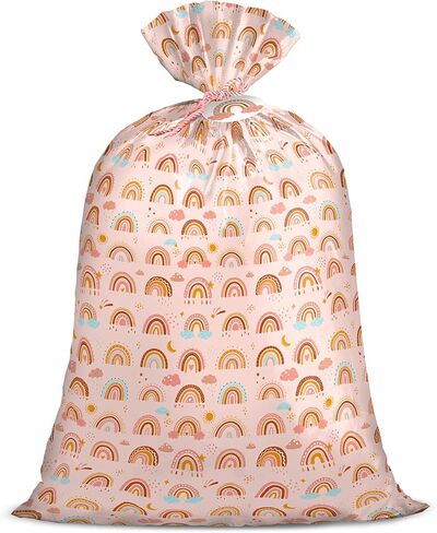 Loveinside Extra Large Plastic Gift Bag, Children's Cartoon Car Excavator Gift Bag, Specially Set for Birthday Parties and Holidays - 56" x36, 1 Pcs - Truck in Saudi Arabia