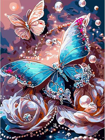 Lxmsja Tree of Life Moon Paint by Numbers for Adults Beginners, Painting by Number with Complete Accessories, DIY Acrylic Drawing Paintworks Artwork, Home Decor 30x40CM in Saudi Arabia
